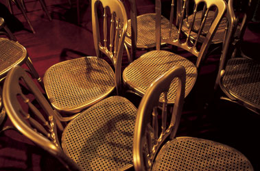 a group of chairs