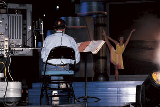 woman dancing in a studio