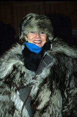 Beverly in Viking Coat